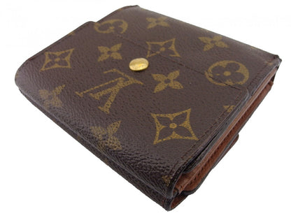 LOUIS VUITTON Bifold Wallet M61652 Brown beige gold Porte Monnaie Billets Cartes Credit