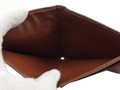 LOUIS VUITTON Bill Compartment M60883 Brown beige Porte Billets10Cartes Crdit