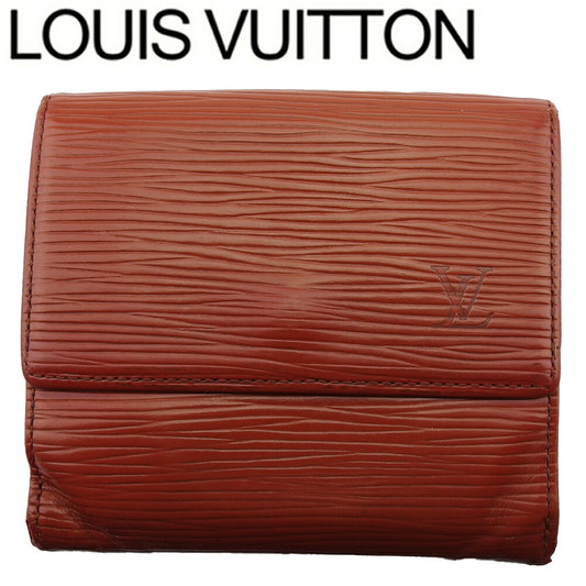 LOUIS VUITTON Bifold Wallet M63483 Brown Porte Monnaie Billets Cartes Credit
