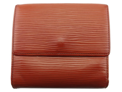 LOUIS VUITTON Bifold Wallet M63483 Brown Porte Monnaie Billets Cartes Credit