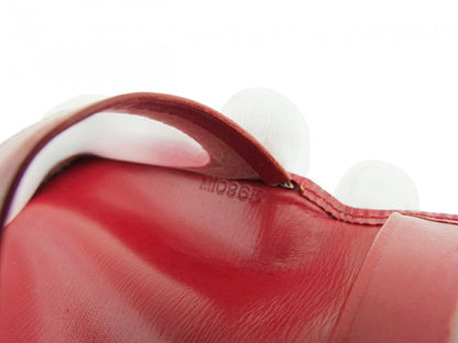 LOUIS VUITTON Pass case M63207 Red Porto 2 Cult Vertical