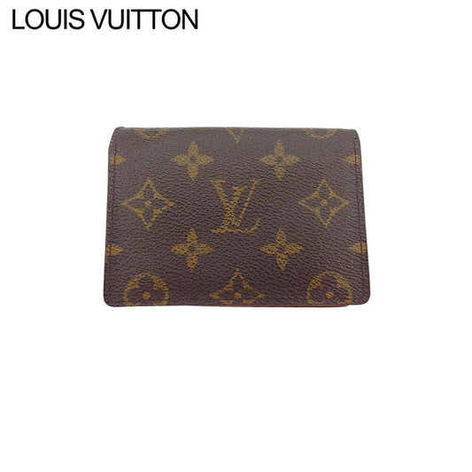 LOUIS VUITTON Pass case M60533 Brown beige Porto 2 Cult Vertical