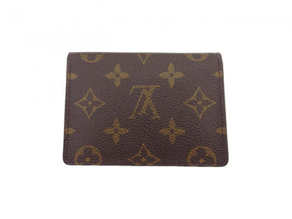 LOUIS VUITTON Pass case M60533 Brown beige Porto 2 Cult Vertical