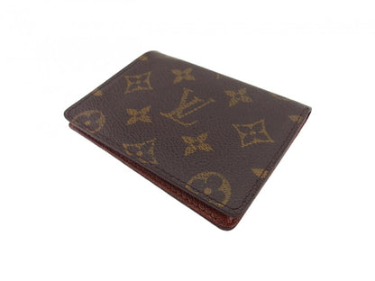 LOUIS VUITTON Pass case M60533 Brown beige Porto 2 Cult Vertical