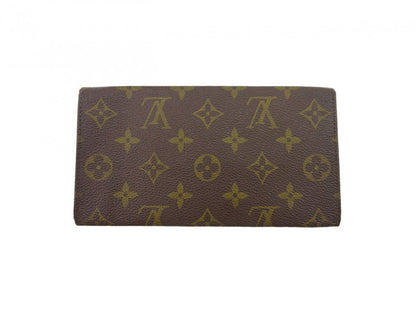 LOUIS VUITTON Bill Compartment Brown beige