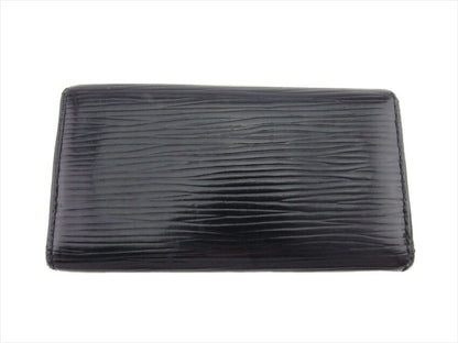 LOUIS VUITTON Key case Key holder M63822 Black gold Multicles4