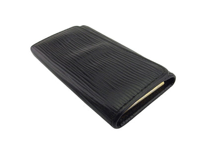 LOUIS VUITTON Key case Key holder M63822 Black gold Multicles4