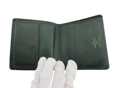 LOUIS VUITTON Bifold Wallet M30454 green Porte Billets3Cartes Crdit
