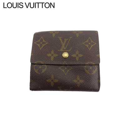 LOUIS VUITTON Bifold Wallet M61652 Brown beige gold Porte Monnaie Billets Cartes Credit