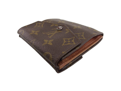 LOUIS VUITTON Bifold Wallet M61660 Brown beige Portonebi (old type)