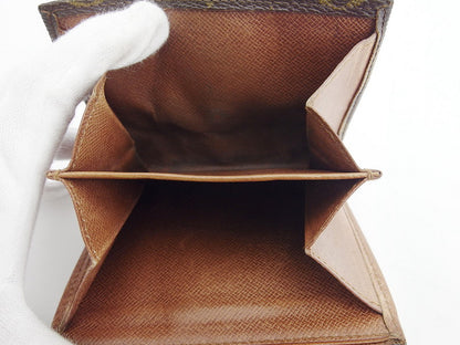LOUIS VUITTON Bifold Wallet M61660 Brown beige Portonebi (old type)