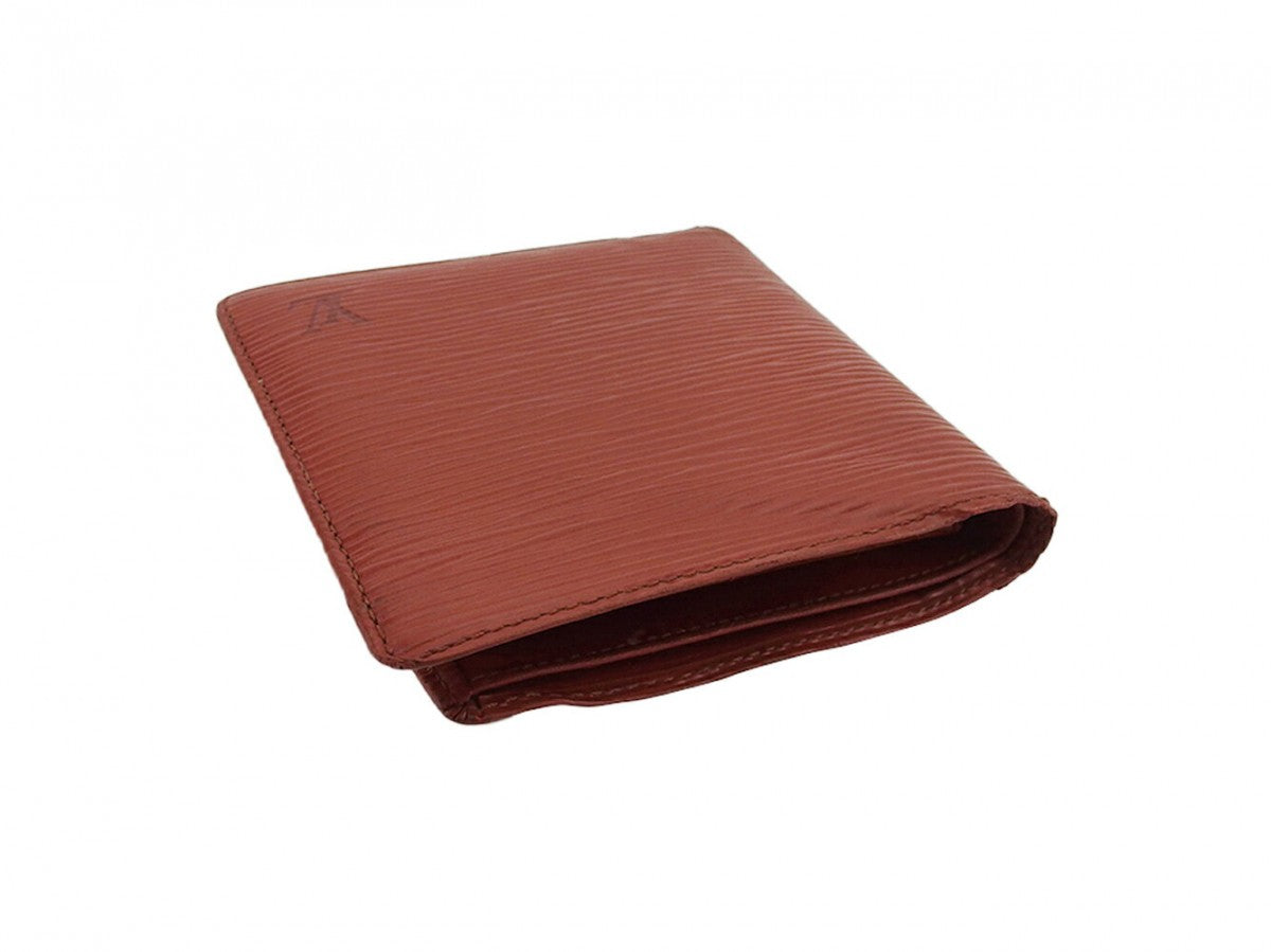 LOUIS VUITTON Bifold Wallet M63543 Brown Porte Billets Cartes Crdit Monet