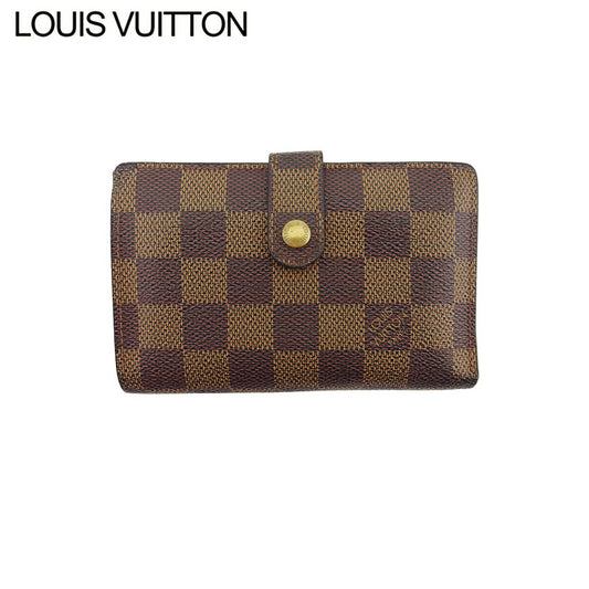 LOUIS VUITTON Bifold Wallet Brown beige Portefeuille Florin