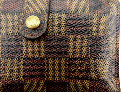 LOUIS VUITTON Bifold Wallet Brown beige Portefeuille Florin