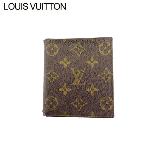 LOUIS VUITTON Bill Compartment M60883 Brown beige Porte Billets10Cartes Credit (old type)