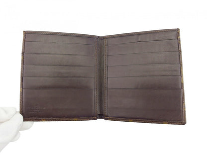 LOUIS VUITTON Bill Compartment M60883 Brown beige Porte Billets10Cartes Credit (old type)