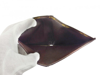 LOUIS VUITTON Bill Compartment M60883 Brown beige Porte Billets10Cartes Credit (old type)