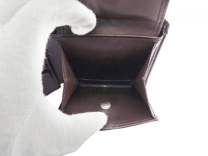 LOUIS VUITTON Bifold Wallet M6354D Brown Porte Billets Cartes Crdit Monet