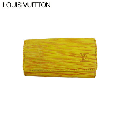 LOUIS VUITTON Key case Key holder Yellow Purple Gold