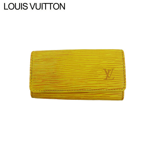 LOUIS VUITTON Key case Key holder Yellow Purple Gold