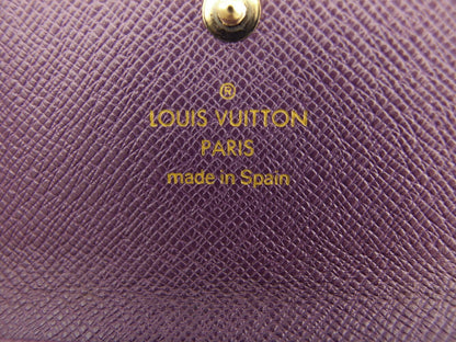 LOUIS VUITTON Key case Key holder Yellow Purple Gold