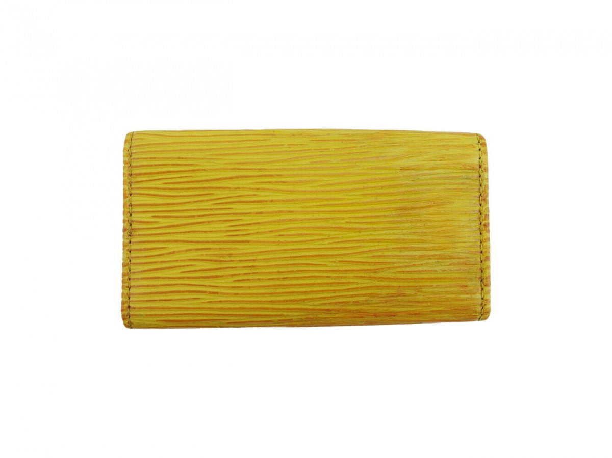 LOUIS VUITTON Key case Key holder Yellow Purple Gold