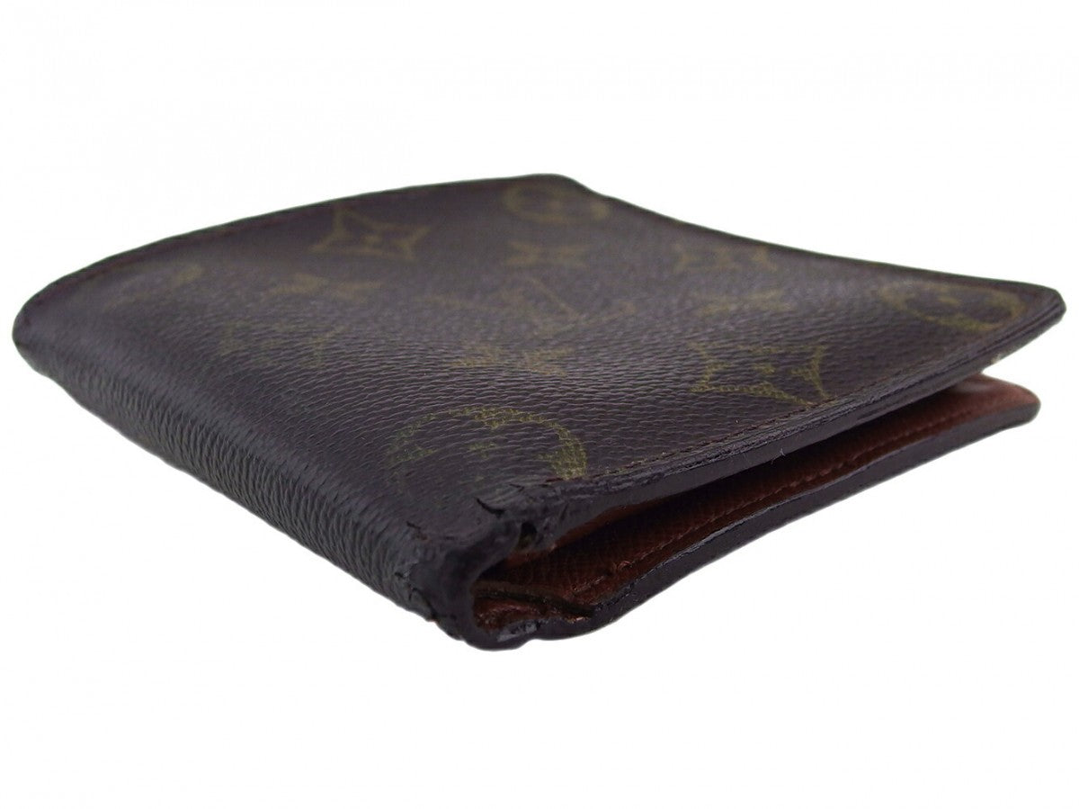 LOUIS VUITTON Bifold Wallet M61665 Brown x beige Porte Billets Cult Creddy Monet