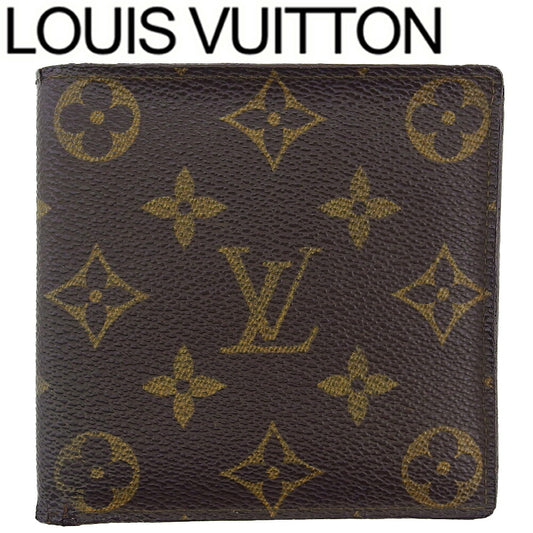 LOUIS VUITTON Bifold Wallet M61665 Brown beige Porte Billets Cartes Crdit Monet