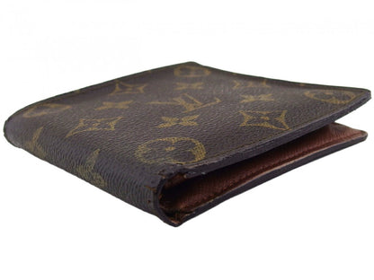 LOUIS VUITTON Bifold Wallet M61665 Brown beige Porte Billets Cartes Crdit Monet