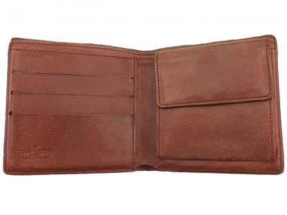 LOUIS VUITTON Bifold Wallet M61665 Brown beige Porte Billets Cartes Crdit Monet