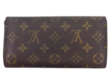 LOUIS VUITTON Long Wallet Purse M61724 Brown beige Pochette Porto MonÃ©credi