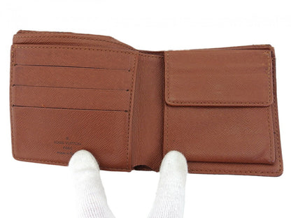 LOUIS VUITTON Bifold Wallet M61665 Brown beige Porte Billets Cartes Crdit Monet