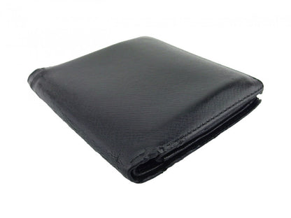 LOUIS VUITTON Bifold Wallet Noir Taiga Line