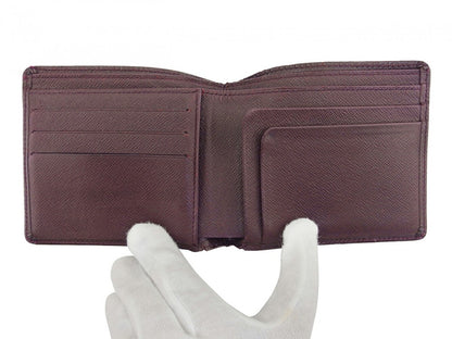 LOUIS VUITTON Bill Compartment Purple brown Porte BilletsCartes Crdit