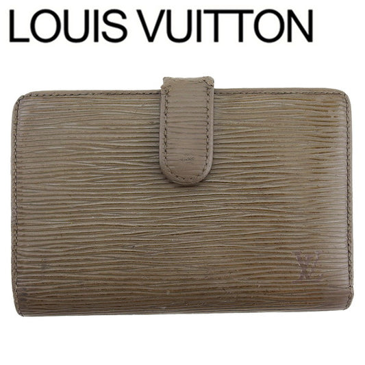 LOUIS VUITTON Bifold Wallet M6324D Brown Gray Portonevie Vienova
