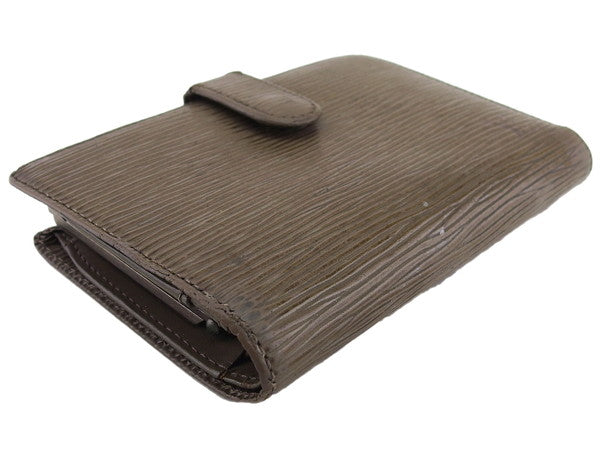LOUIS VUITTON Bifold Wallet M6324D Brown Gray Portonevie Vienova