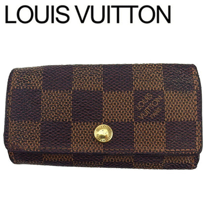 LOUIS VUITTON Key case Key holder N62631 Damier Ebene Multicles4