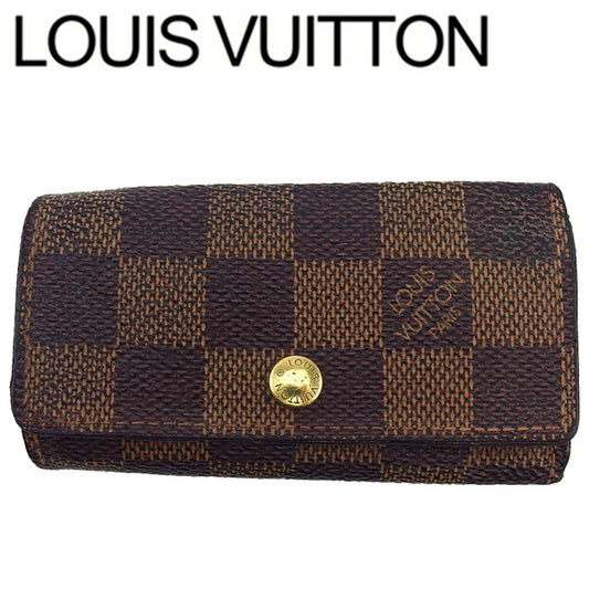 LOUIS VUITTON Key case Key holder N62631 Damier Ebene Multicles4