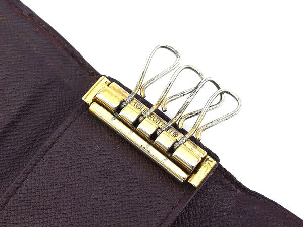 LOUIS VUITTON Key case Key holder N62631 Damier Ebene Multicles4