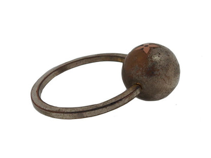LOUIS VUITTON Key ring Silverx pink