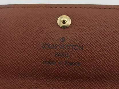LOUIS VUITTON Key case Key holder M62631 Brown beige Multicles4
