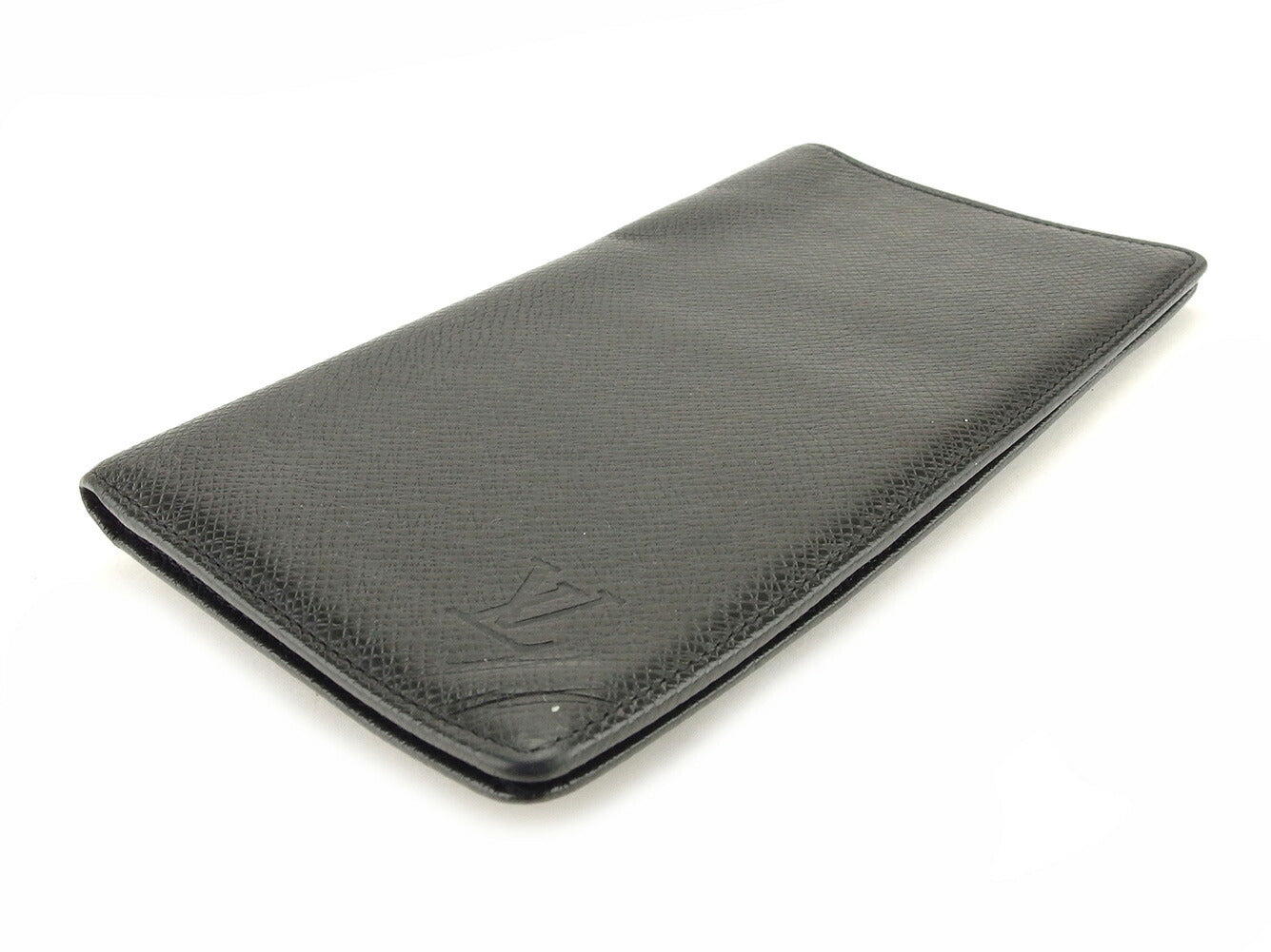 LOUIS VUITTON Bill Compartment M30392 black Porte Valeurs Cartes Credit