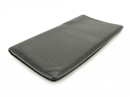 LOUIS VUITTON Bill Compartment M30392 black Porte Valeurs Cartes Credit