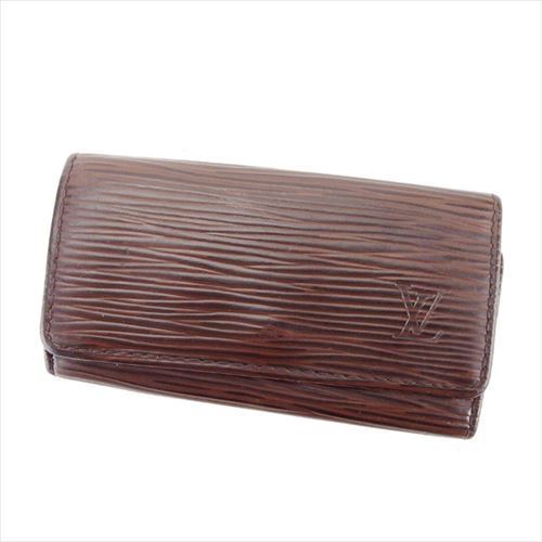 LOUIS VUITTON Key case Key holder M6382D Brown Multicles4