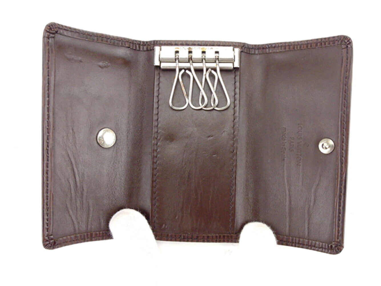 LOUIS VUITTON Key case Key holder M6382D Brown Multicles4