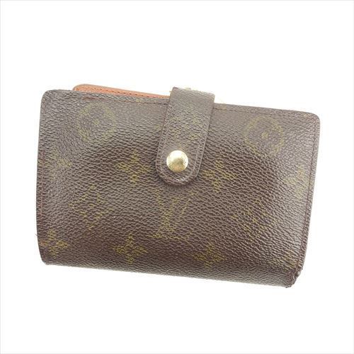 LOUIS VUITTON Bifold Wallet M61663 Brown beige gold Portonevie Vienova