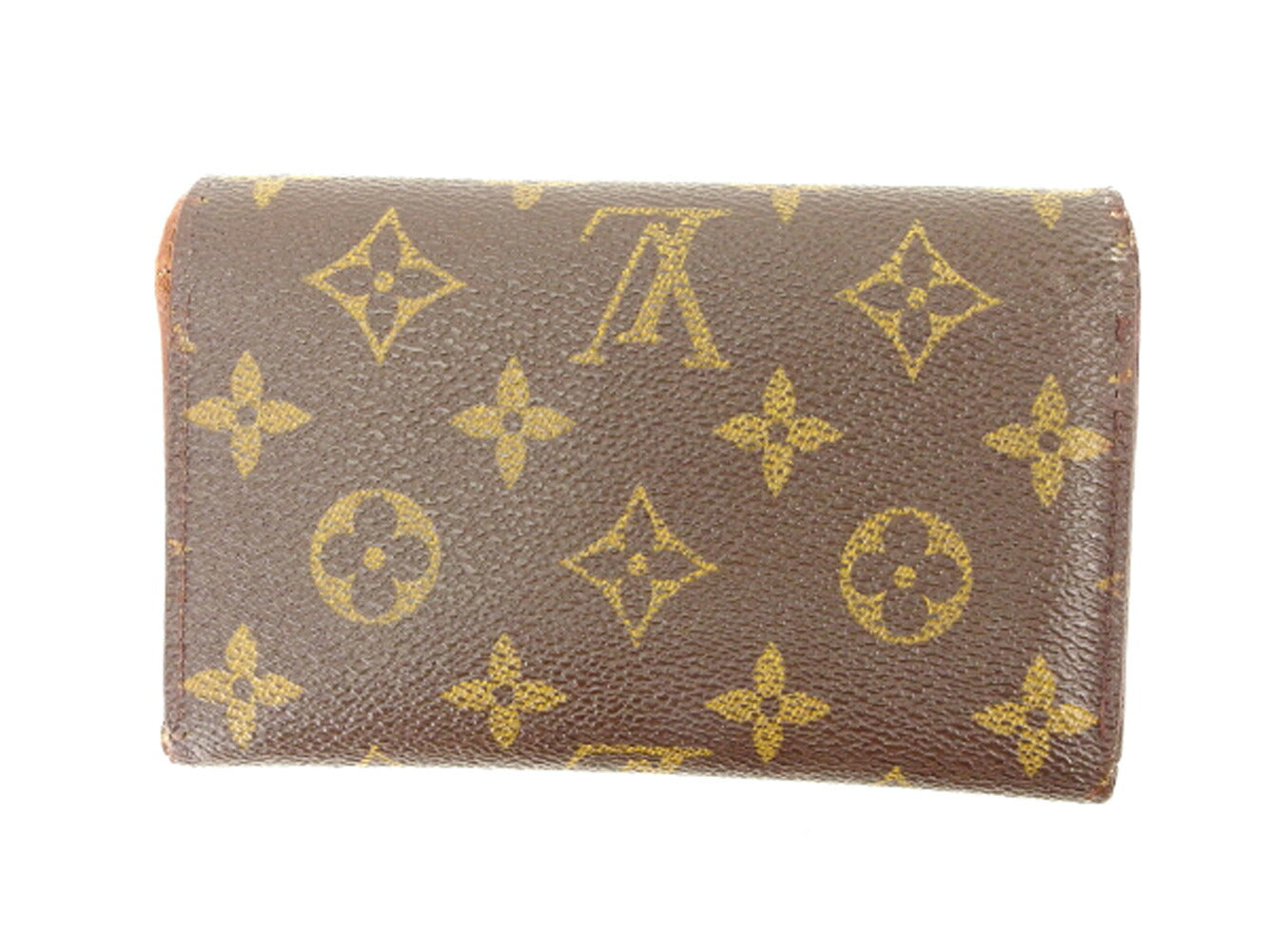 LOUIS VUITTON Long Wallet Purse M61730 Brown Portonebi Tresol