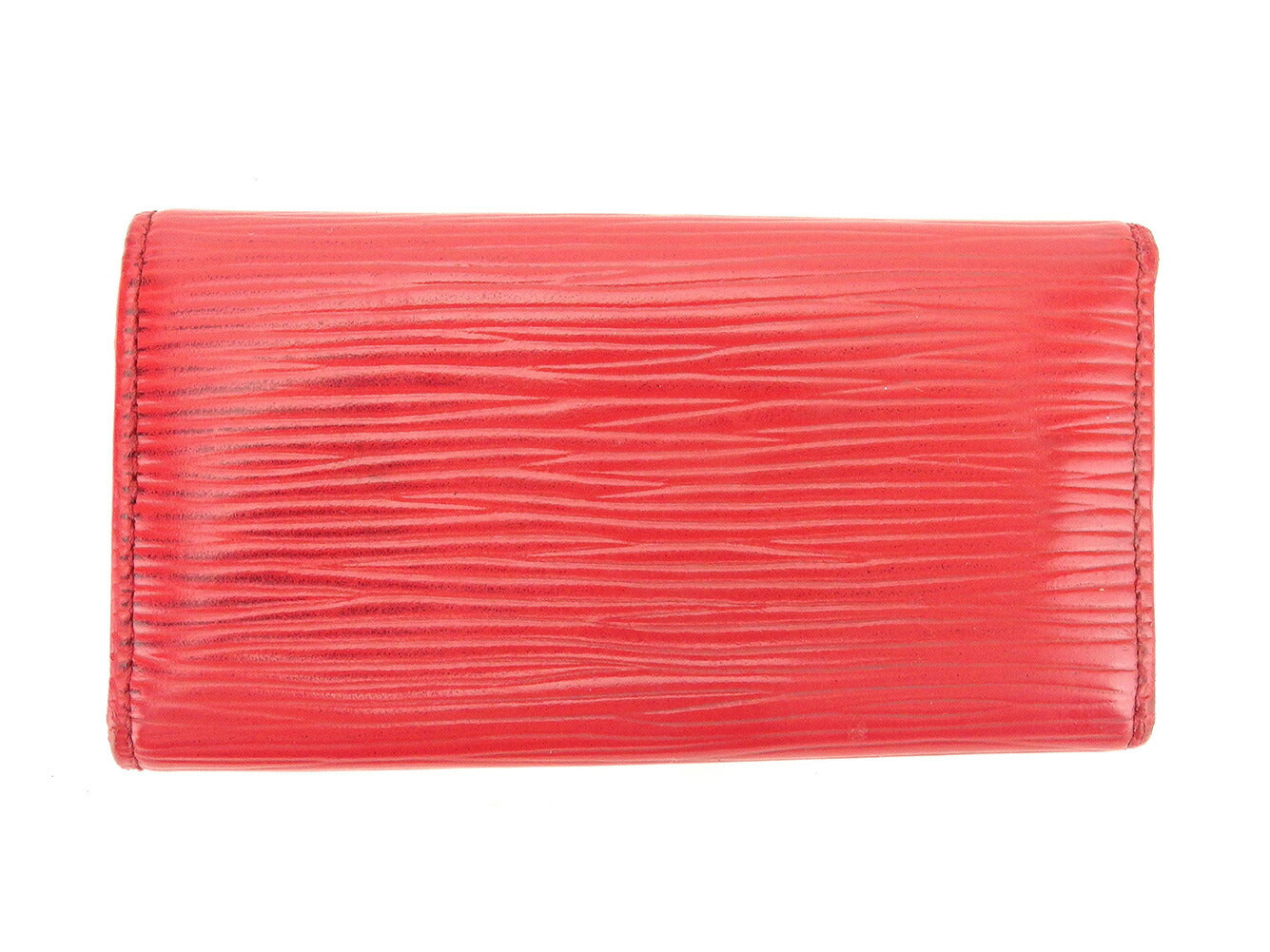 LOUIS VUITTON Key case Key holder M63827 Red gold Multicles4