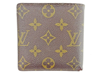 LOUIS VUITTON Long Wallet Purse M61725 Brown Pochette Porto MonÃ©credi