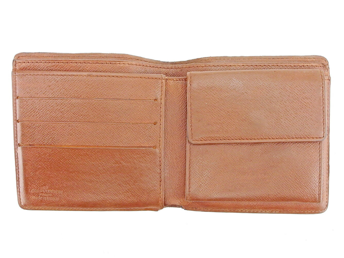 LOUIS VUITTON Long Wallet Purse M61725 Brown Pochette Porto MonÃ©credi